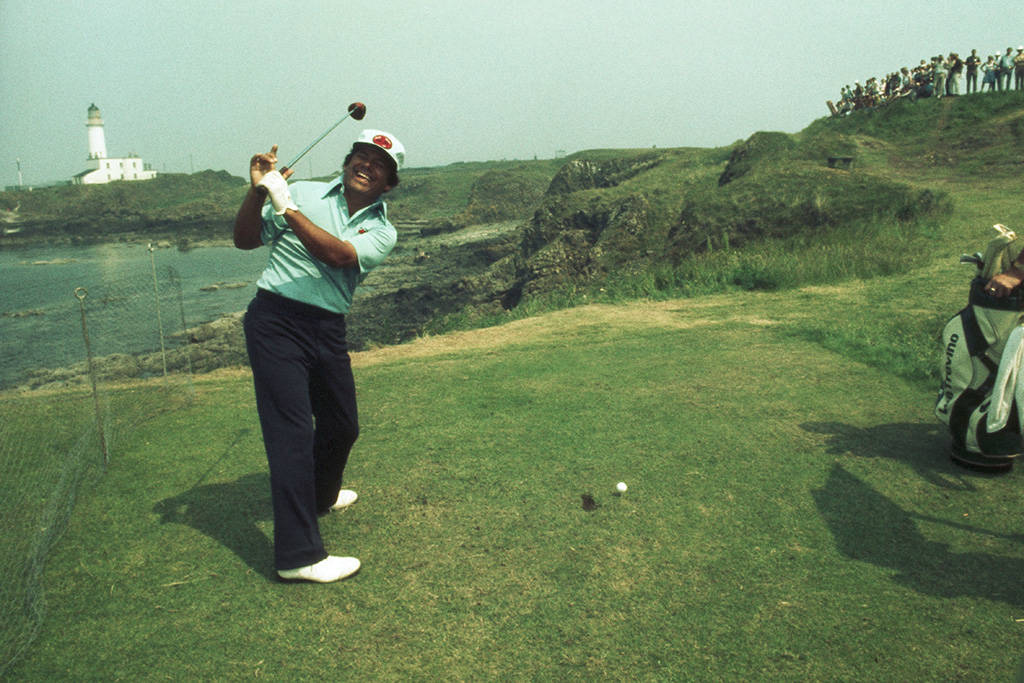 Lee Trevino at Turnberry in 1977
